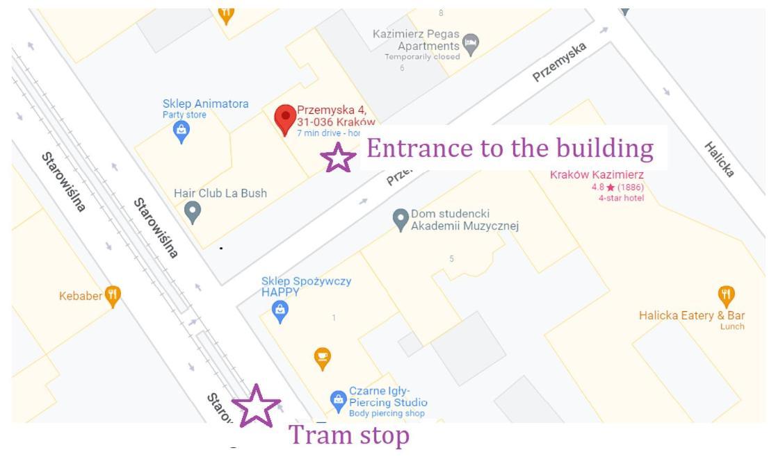 קרקוב Apartament On Kazimierz מראה חיצוני תמונה